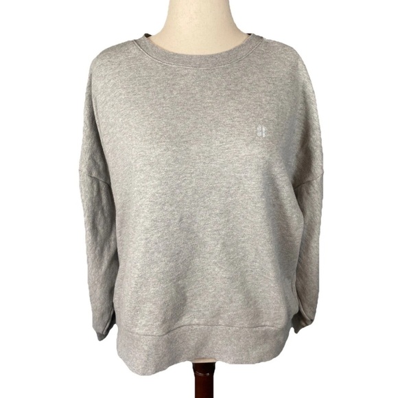 Sweaty Betty Sweatshirt Women’s Size  X X Large XXL Pullover Crewneck Grey - Picture 1 of 7